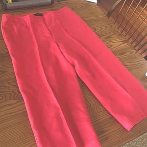 NWT Talbots linen capris size 14